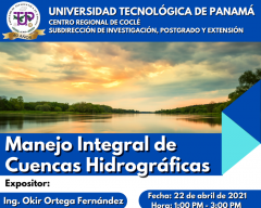 Afiche Conferencia Manejo Integral de Cuencas Hidrográficas