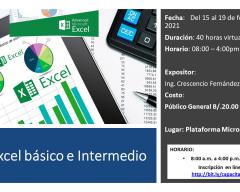 Excel básico e Intermedio