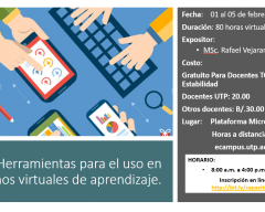 Herramientas tecnológicas para el aprendizaje virtual