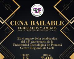 CENA BAILABLE DE EGRESADOS Y AMIGOS