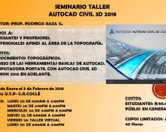 Seminario Taller AutoCad Civil 3D 2018