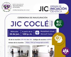 Jornada de Iniciación Científica Coclé 2024