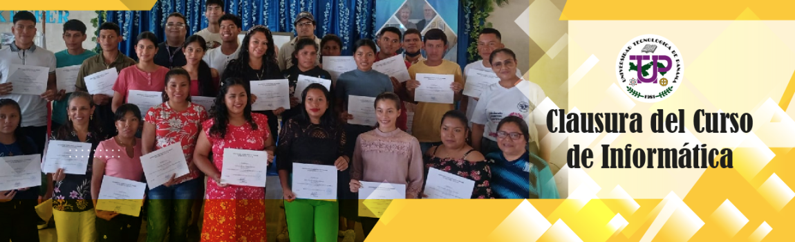 Clausura del curso de informática 