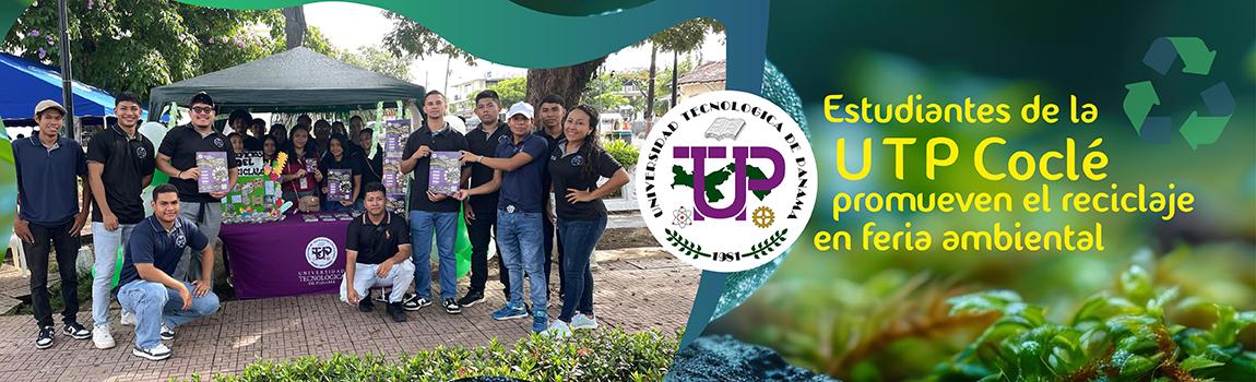 Estudiantes de la UTP Coclé promueven el reciclaje en feria ambiental